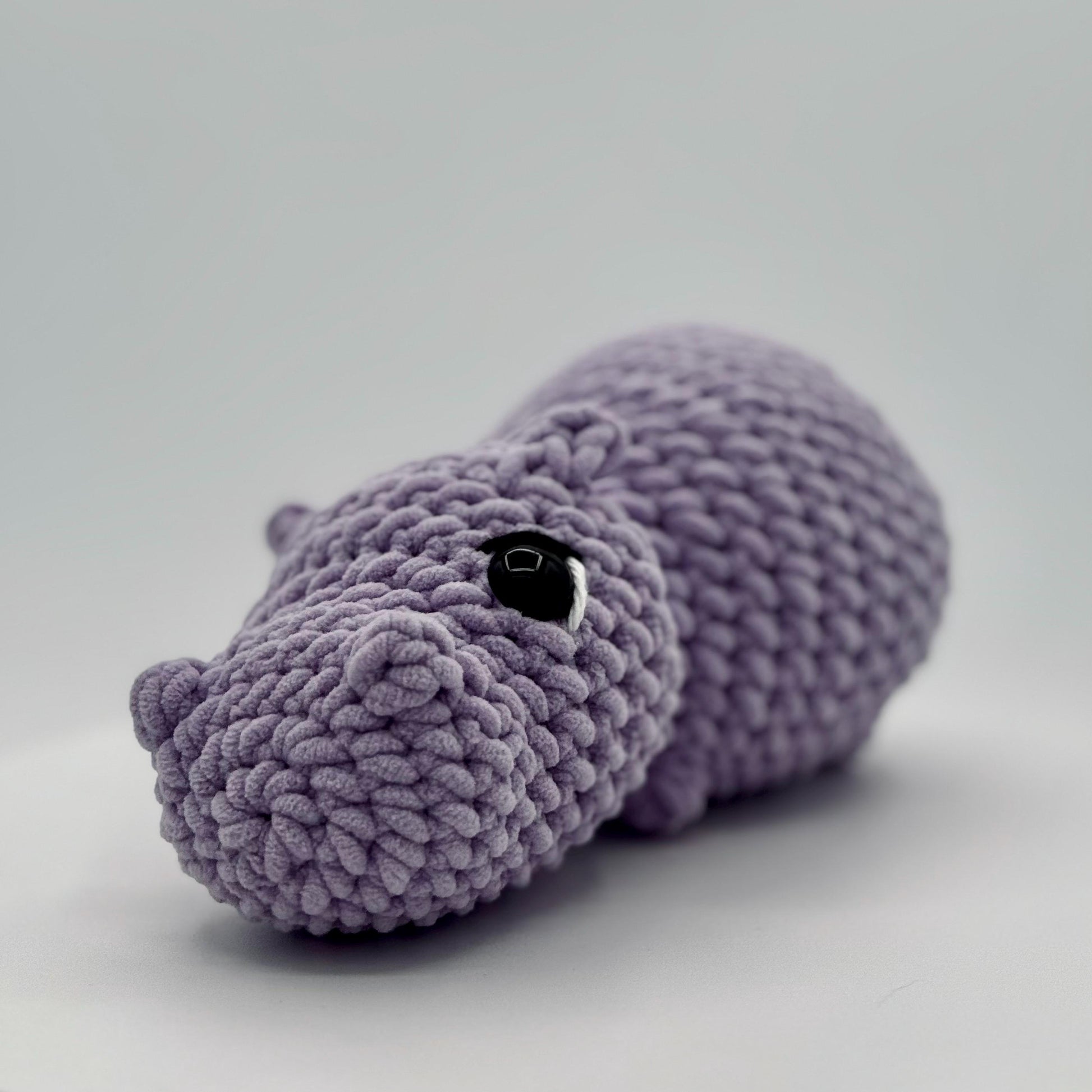Handmade Crocheted Hippopotamus Plush - Adorable and Snuggly