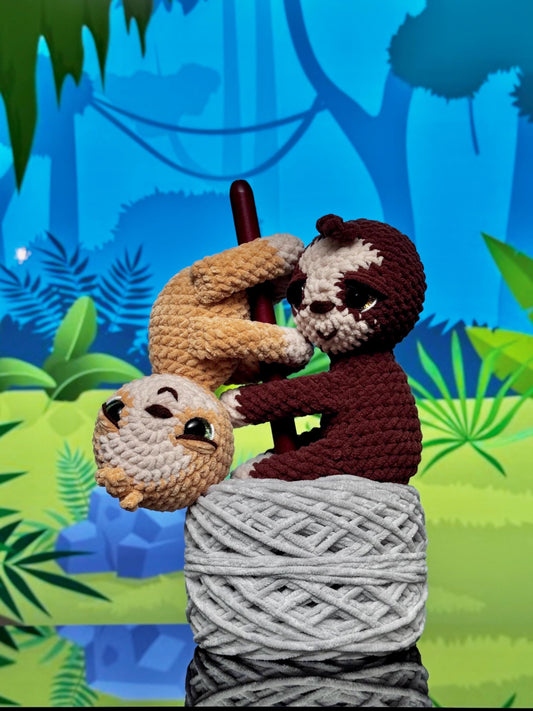 Crocheted Sloth Friend
