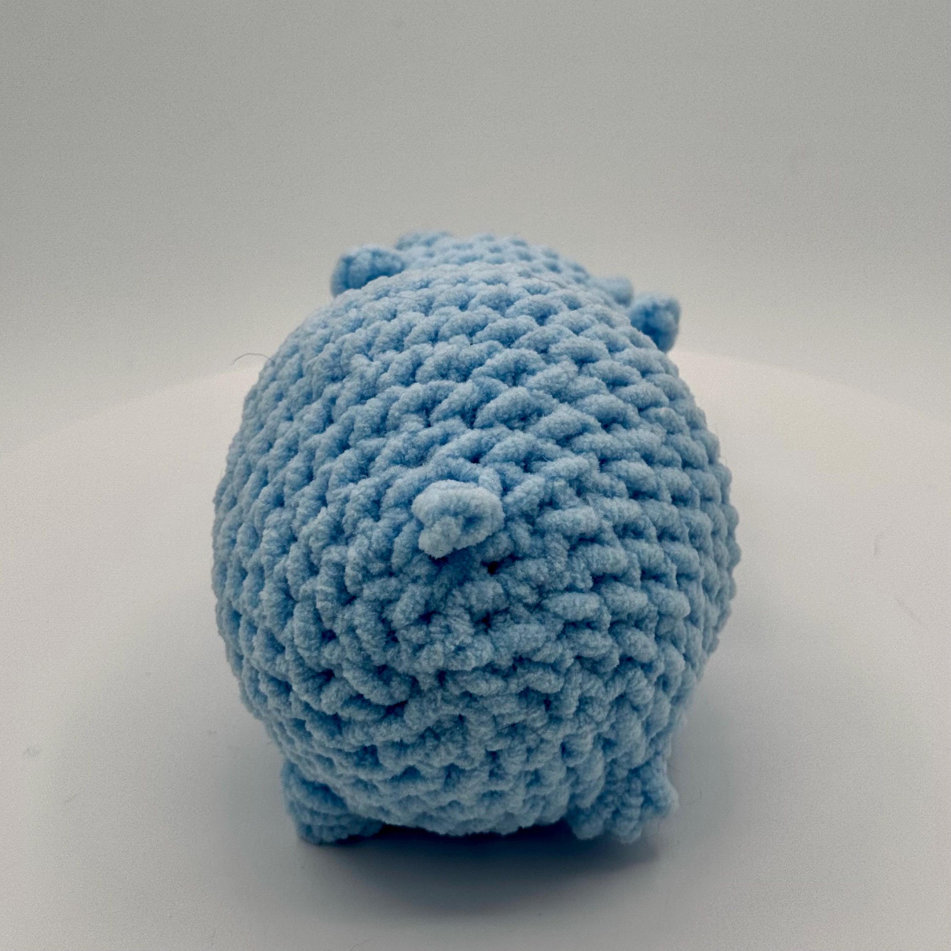 Handmade Crocheted Hippopotamus Plush - Adorable and Snuggly
