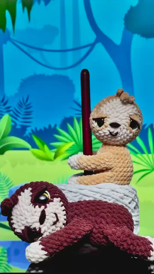Crocheted Sloth Friend